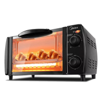 美的(Midea) T1-108B/PT1011电烤箱家用烘焙迷你小型多功能全自动10L1-4人低温烘干广域上下一体控温