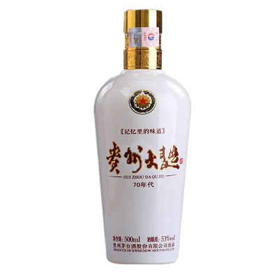 贵州茅台酒股份有限公司出品 53度 酱香型白酒礼盒 贵州大曲 70年代 单瓶