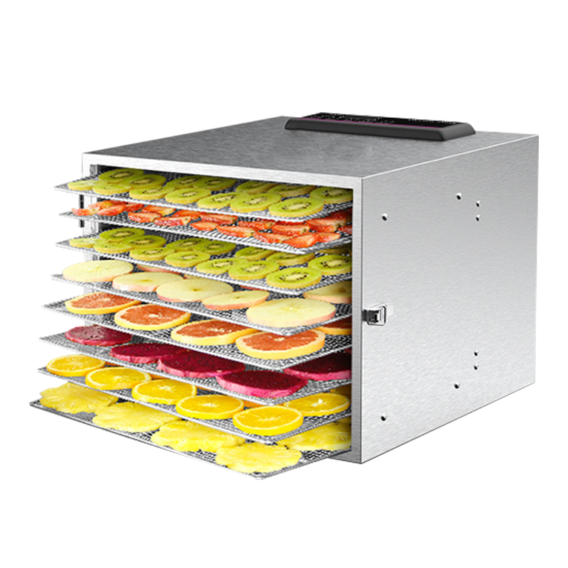 乐创电器(Lecon)烘干机食品干果机家用宠物零食烘干箱水果溶豆肉干风干机商用 8层全可视带灯(烘干量约7-8斤)