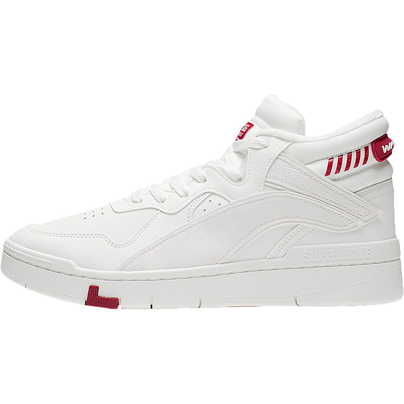 李宁休闲鞋男鞋2022新款板鞋男士鞋子滑板鞋经典时尚中帮运动鞋