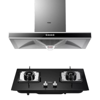 Haier/海尔烟灶套装二件欧式17m/min大风量油烟机灶具E900T6V+Q2BE52天然气灶