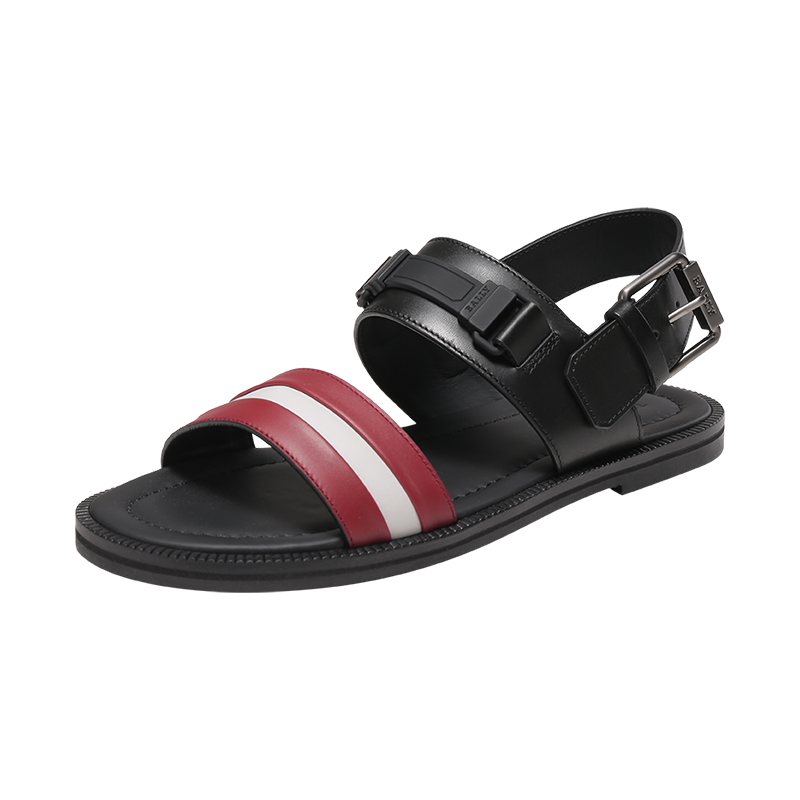 巴利 BALLY 男士牛皮休闲平底凉鞋JAWAD