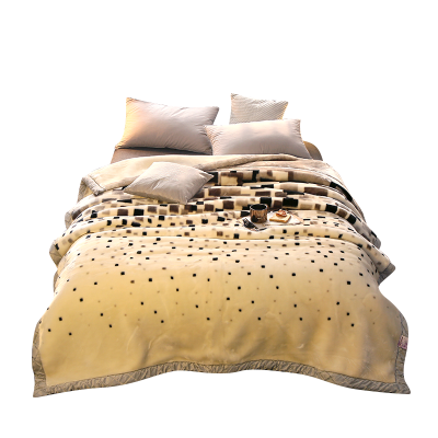 超柔拉舍尔毯子1.5米床 1.8米床适用