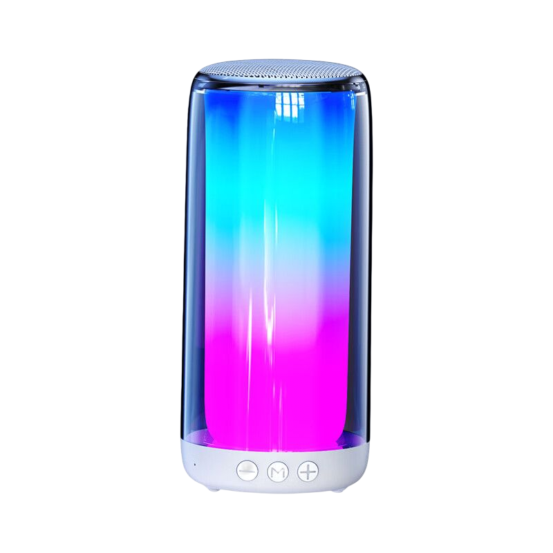 AIGO/爱国者 T158 户外炫彩便携音响 运动骑行音箱 手机电脑车载低音炮 白色