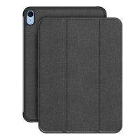ESCASE iPad10保护套带笔槽苹果第十代平板10.9英寸妙控键盘触控智能休眠壳轻薄防摔不伤机迪士尼米奇灰白色