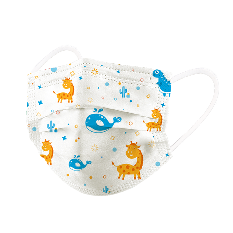 儿童口罩医用外科一次性口罩秋冬季款医疗男女孩独立包装男童346+[4-12岁]小鲸鱼灭菌级100只[独立装]