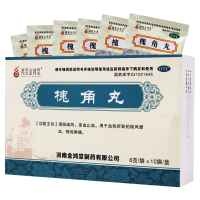 [6盒]鸿昱金鸿堂槐角丸6g*10袋/盒*6盒凉血止血血热所致的肠风便血痔疮肿痛