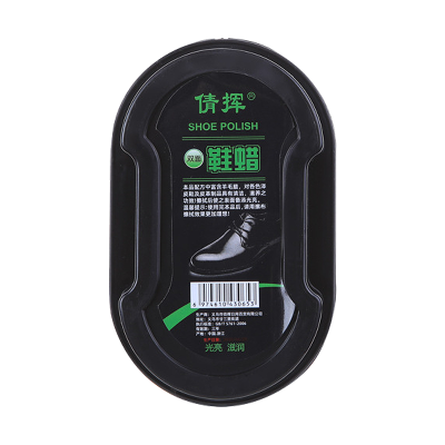 便携式双面海绵鞋擦 多功能皮革护理鞋蜡鞋油 无色海绵鞋擦鞋油擦C1918苏宁极物