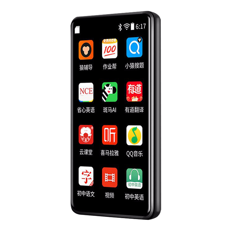 小霸王(SUBOR)安卓mp4播放器英语蓝牙mp3随身听学生版作业帮音乐看小说高清触摸全面屏wifi上网学习搜题
