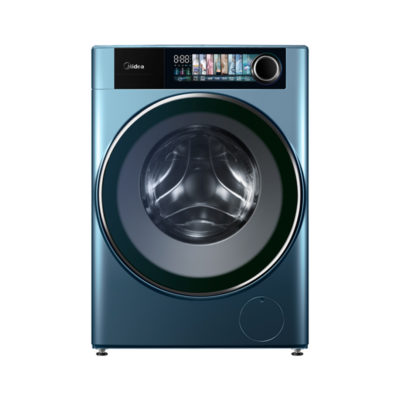 美的元气10公斤滚筒无孔除菌洗净护贴身衣COCO元气棒全方位护衣小件活水洗健康净衣MG100RS7