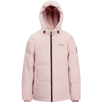 波司登女士短款羽绒服宽松H型纯色简约休闲百搭抽绳