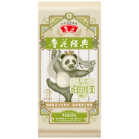 鲁花经典(熊猫)麦芯大宽挂面600g*15袋*4箱共60袋 凉拌面 葱油面 面条 整箱量贩