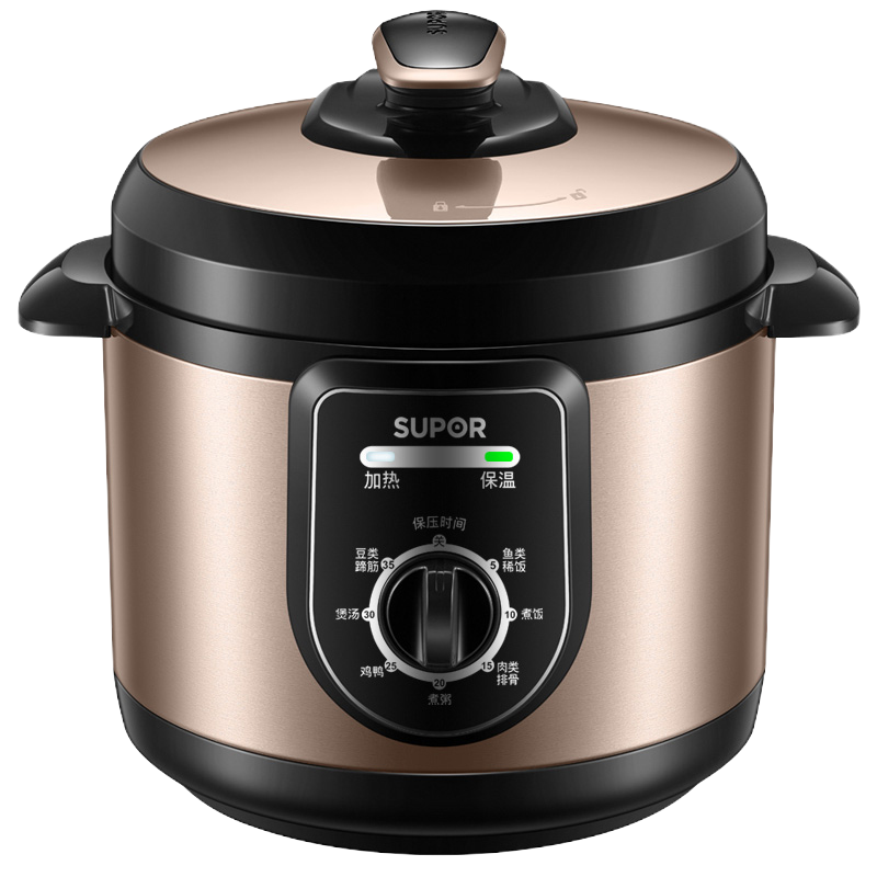 苏泊尔(SUPOR)电压力锅4L家用小型机械式电高压锅智能小型饭煲SY-40YA9010C