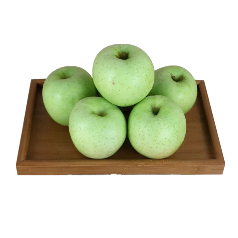 [苏鲜生]顺丰快递新疆王林青苹果中果12枚礼盒装[单果约70-80mm][净重约3.7-4.3斤]