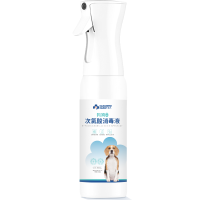 梅爪消毒护理宠物狗狗次氯酸消毒液500ml(持续喷雾瓶)宠物杀菌清新剂空气除螨家用免洗喷雾无酒精狗狗抑菌消毒