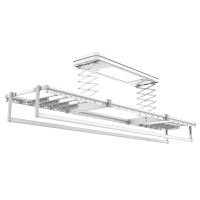 [官方店|阿里云APP顶配]Mr.Bond邦先生电动晾衣架X12W 风干烘干消毒 阳台自动晾衣架 智能铝合金 升降晾衣架