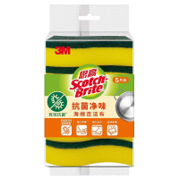 3M15片思高抗菌净味海绵百洁布洗碗布刷锅抑菌减少异味装海绵擦