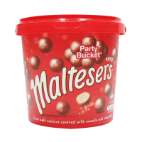 麦提莎Maltesers麦丽素桶装牛奶夹心巧克力豆球465g 零食糖果 一桶装