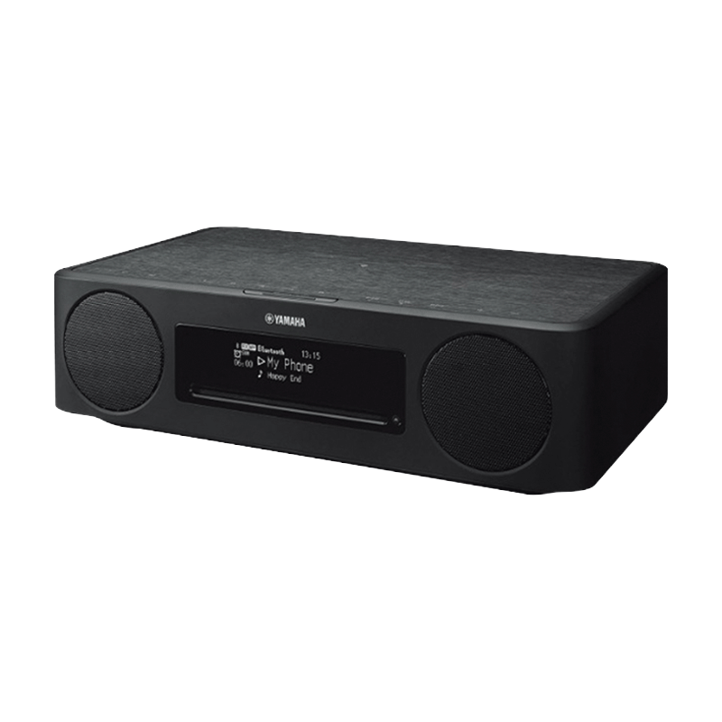 Yamaha/雅马哈 TSX-B237 家用无线蓝牙桌面音响收音机卧室床头胎教音箱 迷你CD播放器 胡桃木色