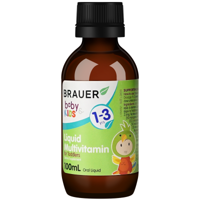 原装进口澳洲小绿瓶蓓澳儿Brauer儿童液体维生素C口服液100ml