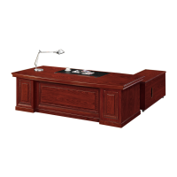 钜晟办公桌1.8米油漆班台桌JS-J13018弧