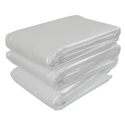 安居先森袋平口垃圾袋大小号铁路物业家庭清洁标准白色52*60cm一包100只