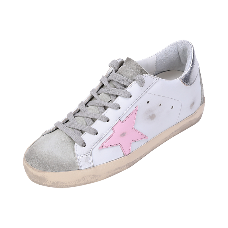 GOLDEN GOOSE 黄金鹅 女士皮革系带休闲运动鞋板鞋脏脏鞋 GWF00102 F002435