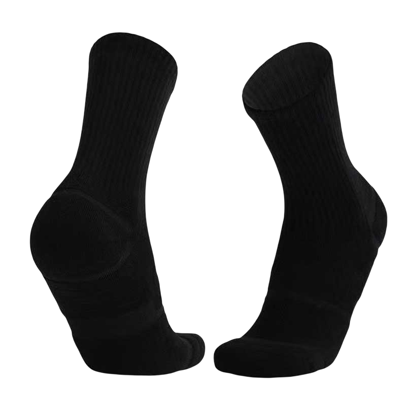 安居先森加厚防滑中筒毛巾底居家休闲棉袜运动袜男款7双装258白色(套)