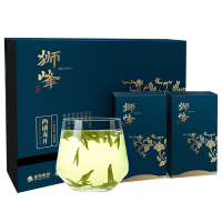 狮峰牌2024新茶西湖龙井明前特级茶叶青花礼盒装春茶绿茶200g