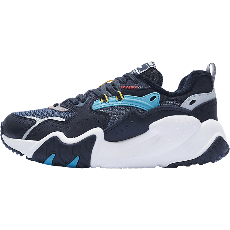 李宁休闲鞋男鞋2022新款猫爪Lite WNTR防泼水时尚经典低帮运动鞋