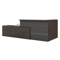 钜晟办公家具板式2.4前台接待台JS-B2430