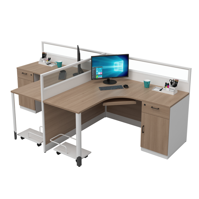 匡大办公桌 2.8米双人屏风卡位 KDT-FL688N-2