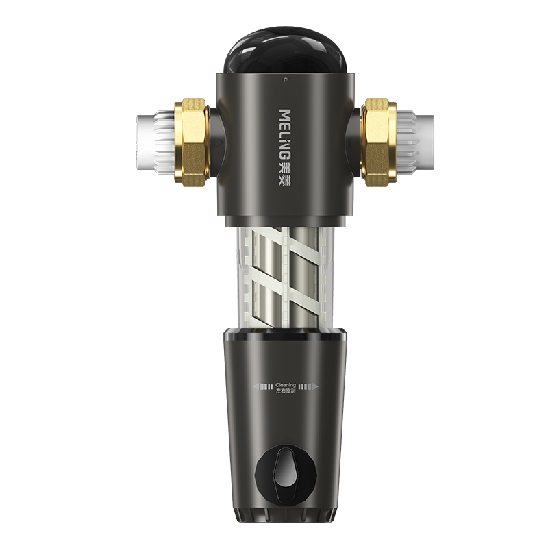 美菱(MELING)家用中央前置过滤器4T/H大通量反冲洗式中央净水机ML-WGML-02(幻夜黑)