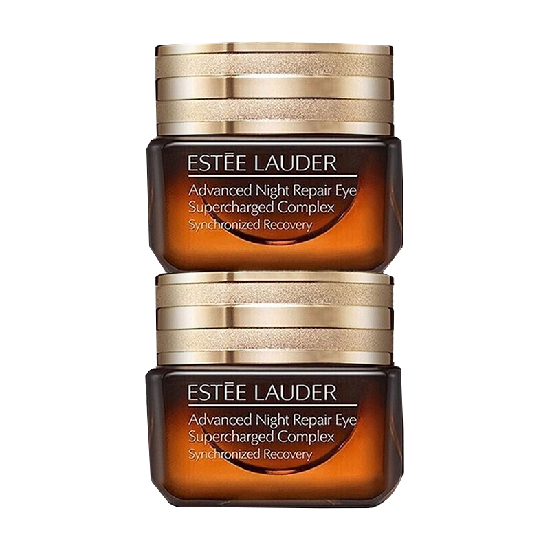 雅诗兰黛(Estee Lauder)眼霜小棕瓶抗蓝光去黑眼圈眼部精华 抗蓝光眼霜15ml (两瓶装)