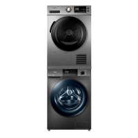 美的(Midea) 洗烘套装 全自动10公斤滚筒变频节能巴氏除菌洗衣机9公斤 MG100V58WIT+MH90-H03Y