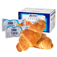 [苏宁极物]美稻臣法式牛角面包营养早餐零食三种口味夹心牛角面包1箱750g