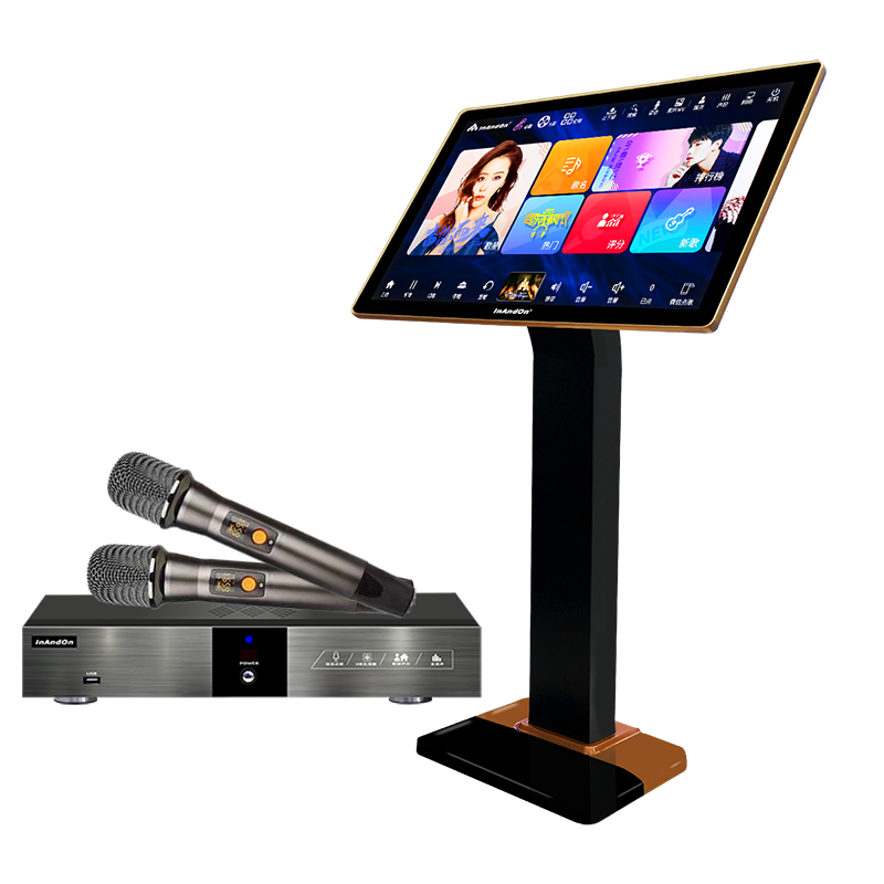 InAndOn/音王点歌机 KV-73智能语音双系统触摸点唱机 卡拉OK网络高清家庭KTV唱歌一体机分体机点歌台