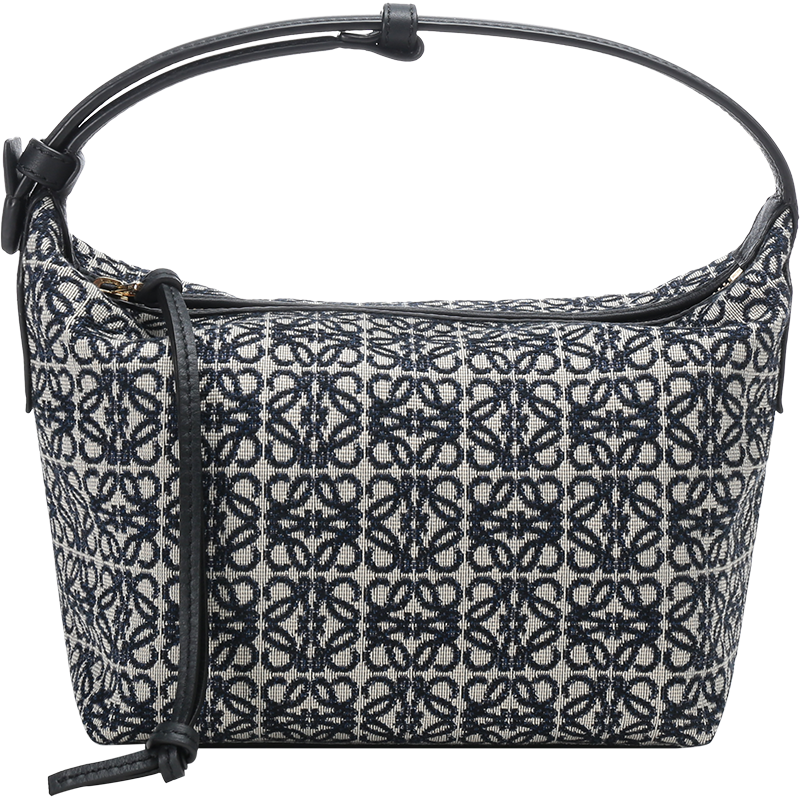 罗意威 LOEWE 女士织物配皮Cubi手提单肩包腋下包小号A906K75X06