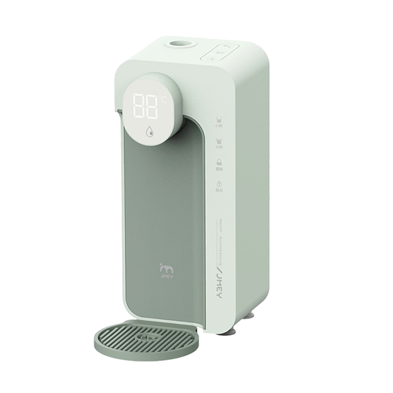 集米(JMEY)饮水机桌面台式即热式饮水机家用电热水壶速热智能M2plus热开水机米罗橙[单机+水箱]