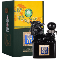 [中华特色]板城龙印 中华老字号非遗酿造浓香型白酒礼品酒 承德特产 39度盛世龙印印 500ml单瓶装