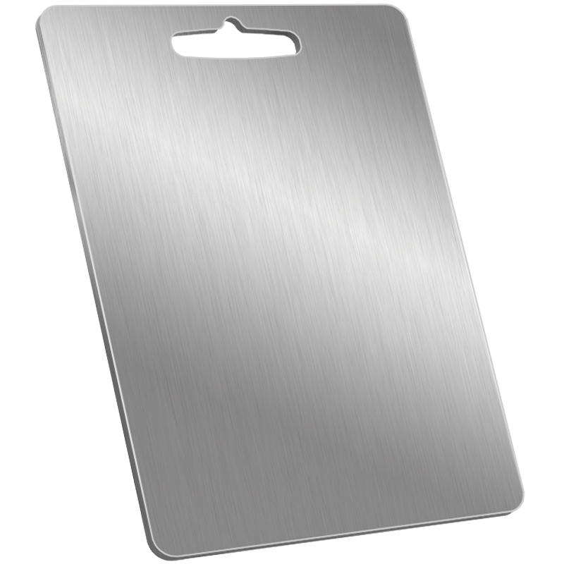 赫巴兹不锈钢菜板304双面板防霉防菌家用水果辅食案板砧板厚