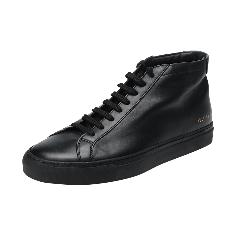 COMMON PROJECTS 男士皮革高帮系带板鞋运动鞋 1529