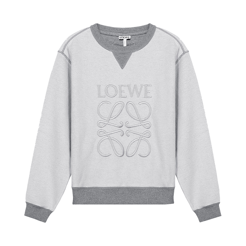 罗意威 LOEWE 女士棉质圆领长袖卫衣运动衫S359341X95