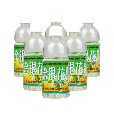 [5瓶]洪康 金银花露340ml/瓶*5瓶清热解毒用于小儿痱毒暑热口渴