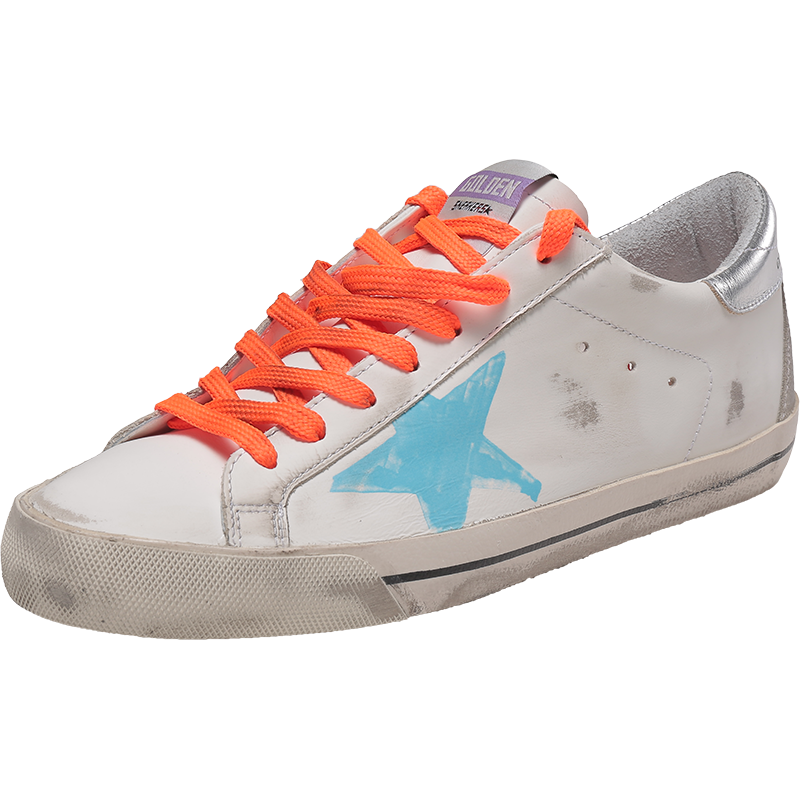 黄金鹅 GOLDEN GOOSE 男士皮革系带休闲运动鞋板鞋脏脏鞋小脏鞋GMF00274 F002537