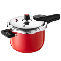 爱仕达高压锅燃气 304不锈钢压力锅电磁炉20cm 家用加厚安全六保险防爆不挑炉灶 YS20A7WG