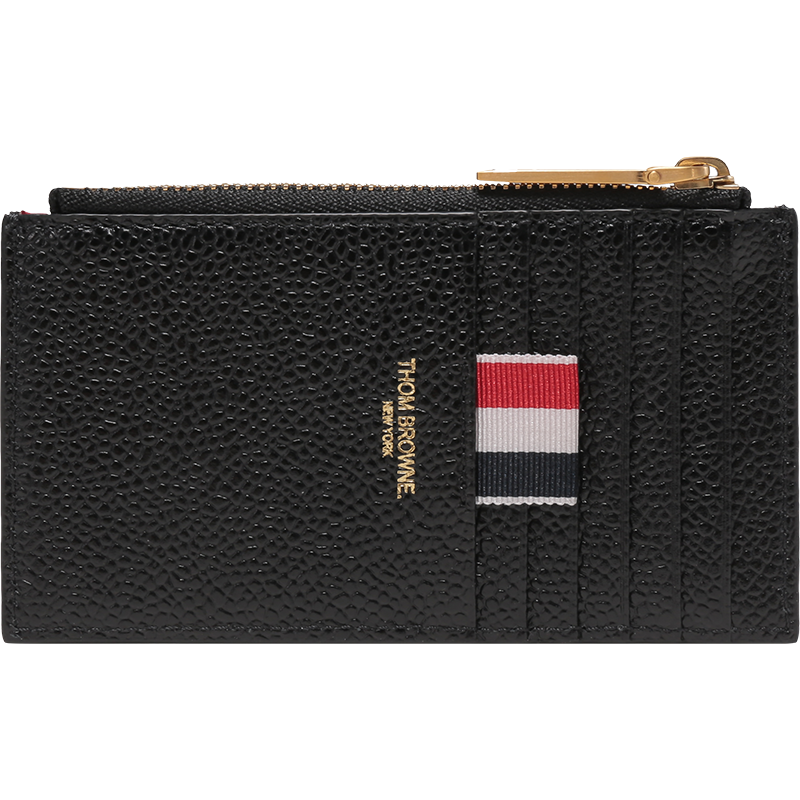 汤姆·布朗 THOM BROWNE 男士牛皮拉链卡包卡夹 MAW298A 00198