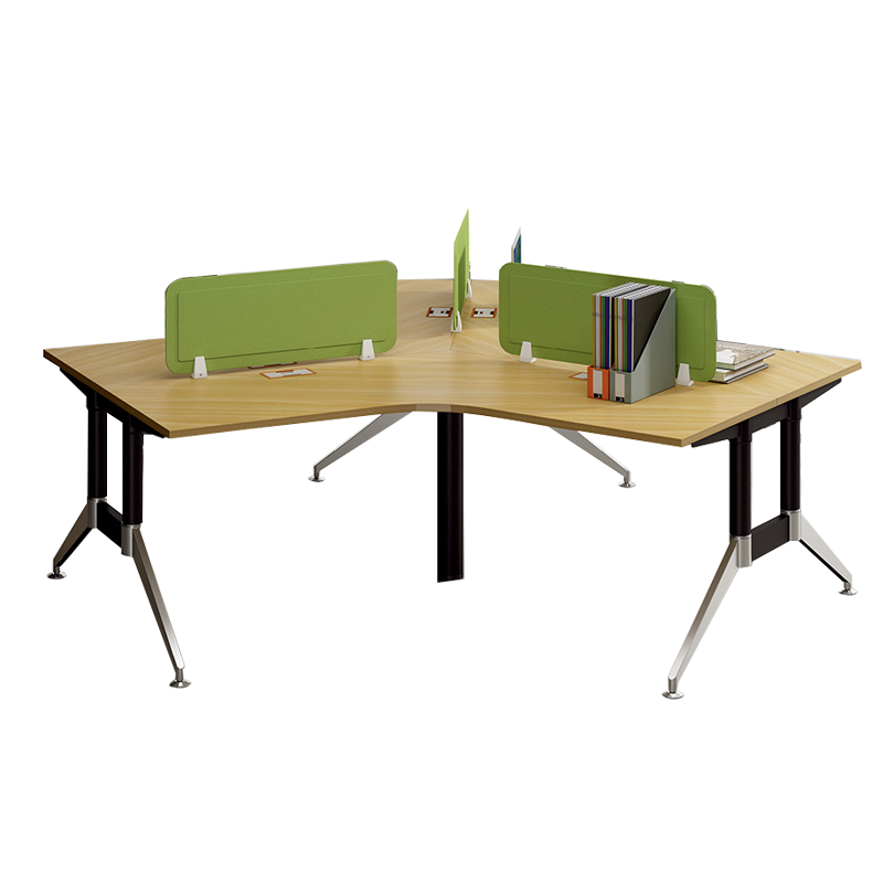 钜晟办公桌钢架1.2米三人位电脑桌职员办公桌JS-GZ1203A