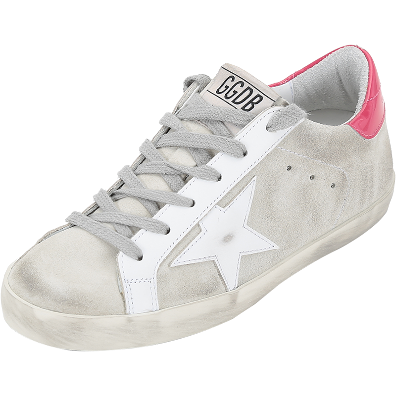 GOLDEN GOOSE 黄金鹅 女士皮革 做旧系带休闲鞋运动鞋板鞋脏脏鞋 GWF00101 F001600
