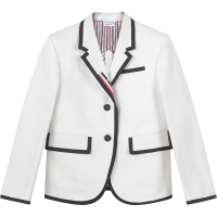 汤姆·布朗 THOM BROWNE 女士棉质FIT 3高袖笼版型西服外套上衣九分袖学院风FBC010B 07554